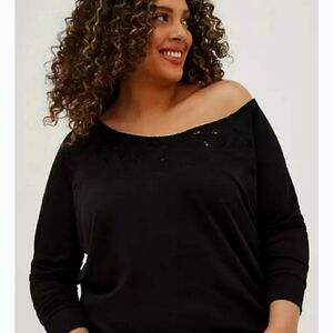 Torrid off the shoulder top
